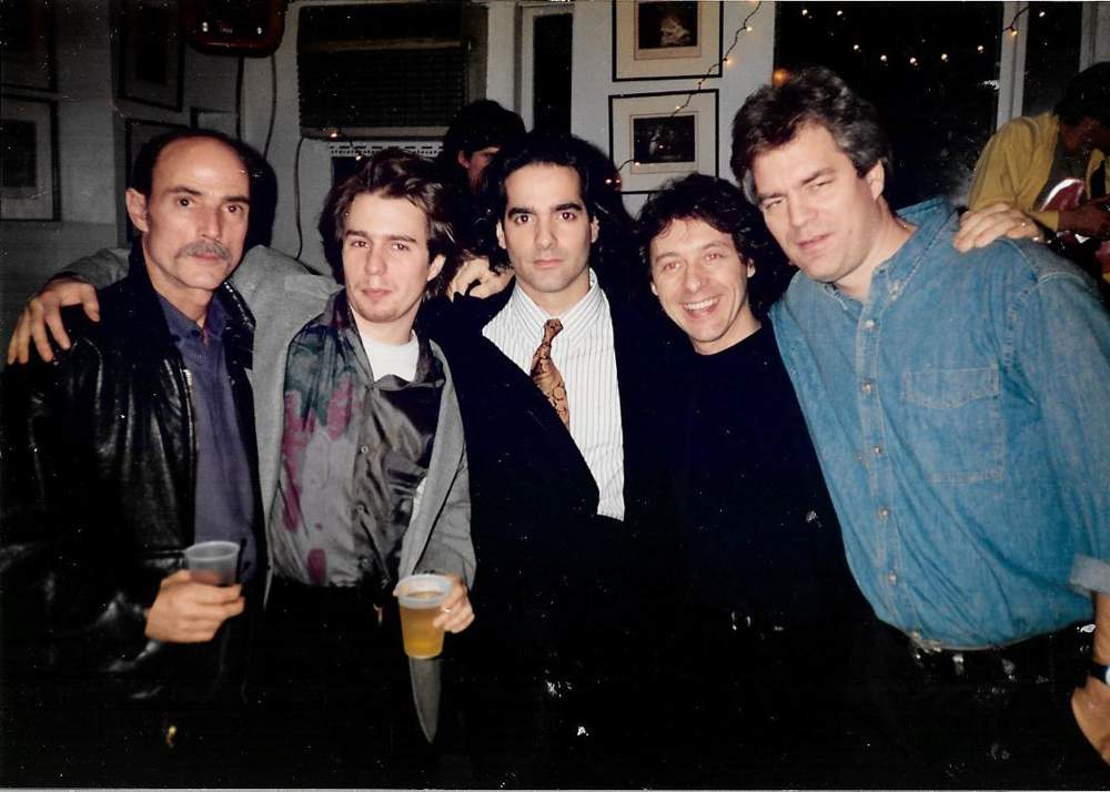 Afbeelding voor William Esper acteerstudio NYC ('91/'93) met Sam Rockwell, Yul Vazquez, Paul Dekker en Kevin Kuhlke